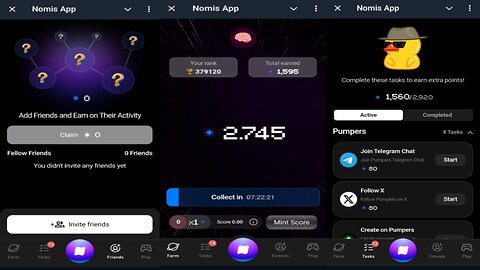 Nomis App | New Crypto Mining Bot | Unlock TON Score And Boost Farming Rate