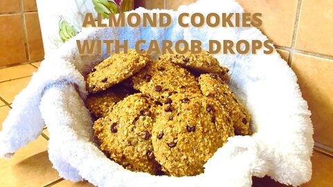 LOW CARB CAROB CHIP COOKIES - SUGAR FREE, DIARY FREE, GLUTEN FREE! #TheNeuroscienceofFood