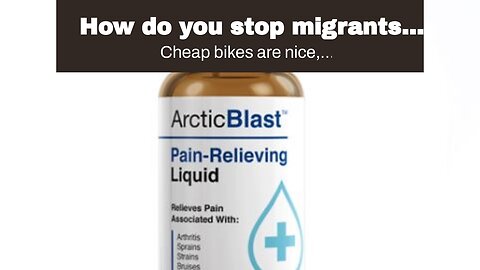 How do you stop migrants from stealing bikes…