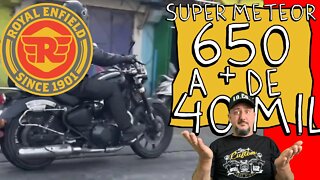 Super Meteor 650 é esperada para NOVEMBRO e custará MAIS de 40 MIL