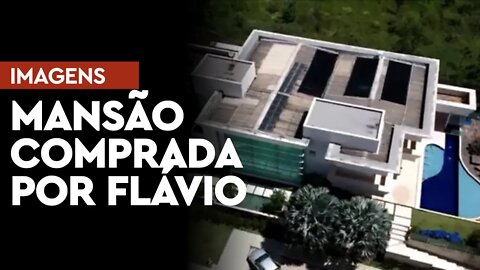 Imagens da mansão comprada por Flávio Bolsonaro em Brasília