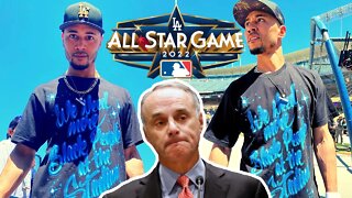 Mookie Betts Virtue Signals At MLB All Star Game | 'We Need More Black People At The Stadium" Shirt