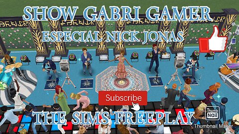 SHOW GABRI GAMER ESPECIAL NICK JONAS THE SIMS FREEPLAY