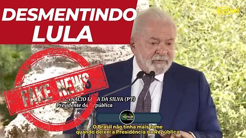 CHECAMOS!! É MENTIRA QUE O BRASIL TINHA ACABADO COM A FOME COMO DISSE O PRESIDENTE NO PARAGUAI -VEJA