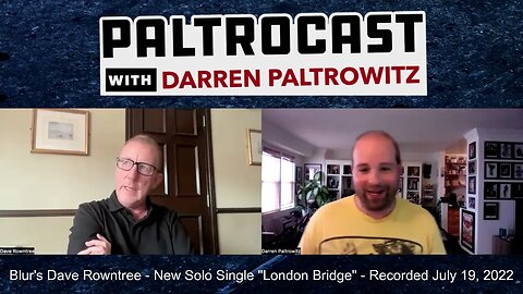 Blur's Dave Rowntree interview with Darren Paltrowitz