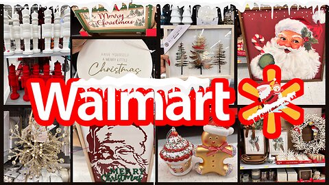 NEW Walmart Christmas Decor 2023 | Christmas Shop W/Me at Walmart Incredible NEW Finds | #walmart
