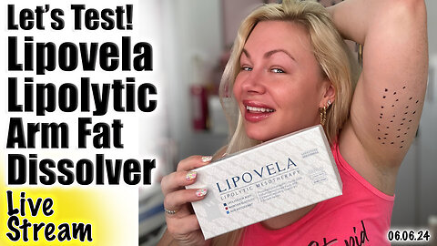 Live Testing LipoVela Lipolytic to Sculpt my Arms, Maypharm.net | Code Jessica10 Saves you money