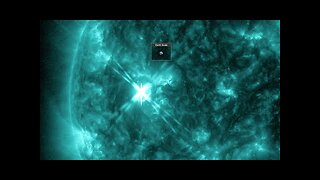 Near X Class Flare, Earthquake Watch