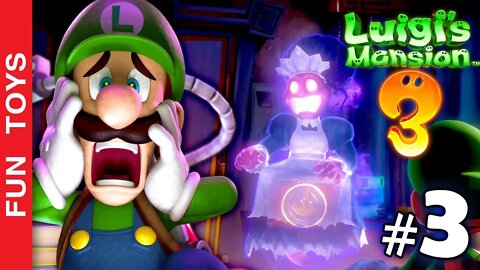 Luigi's Mansion 3 #3 - Ele nunca imaginou que uma AMOEBA pudesse fazer TUDO ISSO como ajudante! 😱