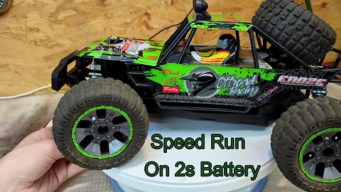 My RC Buggy First Speed Run
