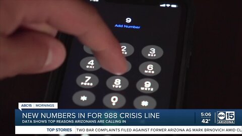 Data: 30K calls to new crisis hotline in first six months