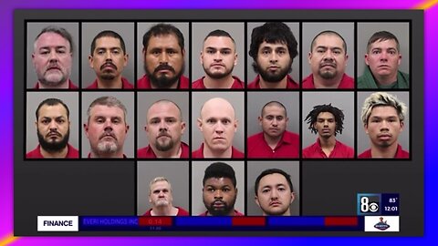 17 PEOPLE WERE ARRESTED DURING AN UNDERCOVER OPERATION TARGETING ONLINE CHILD SEX PREDATORS