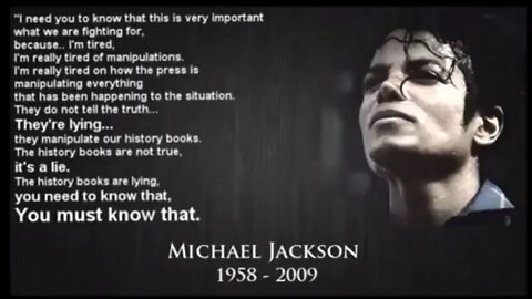 MICHAEL JACKSON Talking About Media Manipulation!