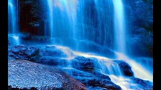 Blue Waterfall ASMR