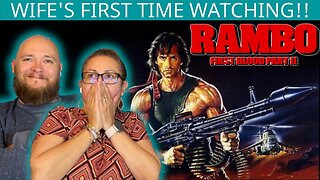 Rambo First Blood Part 2 (1985) | Wife's First Time Watching | Movie Reaction