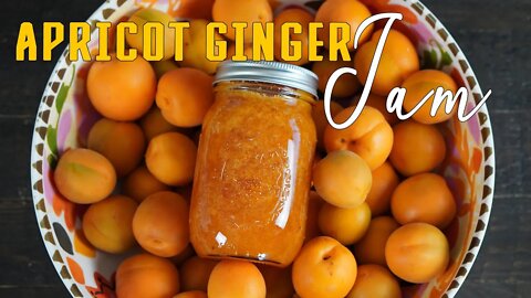 How to Make Ginger Apricot Jam Without Pectin; Canning