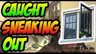 Caught Sneaking Out! (Story)