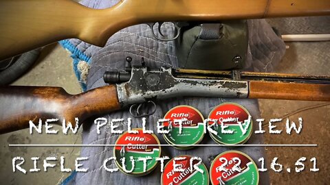 New pellet review Rifle Cutter sport 22 16.51 gr, head to head with the Crosman 101 and 1400