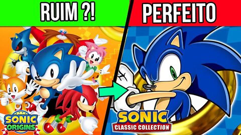 Sonic Classic Collection HUMILHA Sonic Origins ?! #shorts