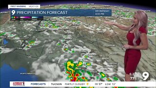 Scattered storm chances through Friday