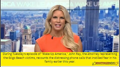 During Tuesday's episode of "Wake Up America," John Ray, the attorney representing