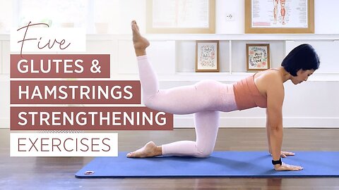 Pilates Glutes and Hamstrings Exercises: 7 minute at home workout