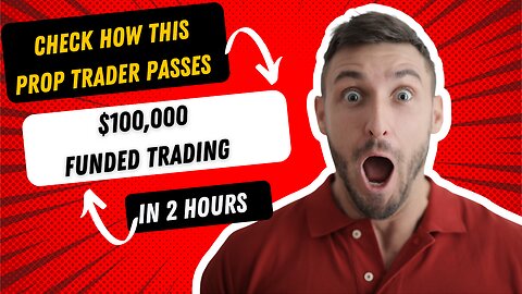 Funded Trading Plus - See how prop trader passes $100,000 funded trading evaluation in 2 hours!