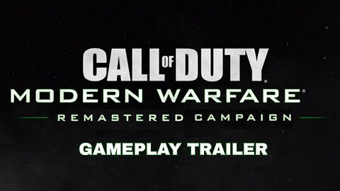 Call of Duty: Modern Warfare Remastered Gameplay Trailer