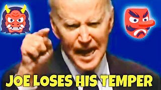 Biden LOST HIS TEMPER yesterday during a Speech (We have a No Yelling Policy at these meetings)