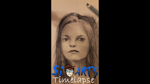 A Quiet Moment in Charcoal (Charcoal Portrait Timelapse)#shorts