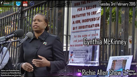 Cynthia McKinney- AIPAC Controls the US Government (Richie Allen)