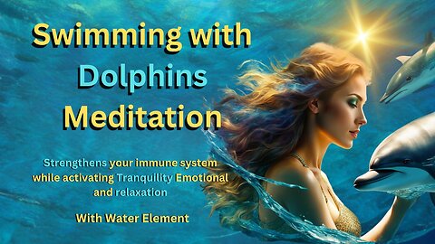 🌊 Dive into Serenity: Unleash the Power of "Swimming with Dolphins Meditation" 🐬