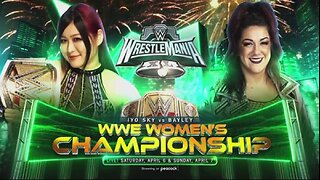 Iyo Sky Vs Bailey WrestleMania 40 WWE Women's Championship Prediction