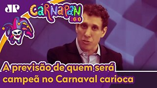 Samy Dana faz cálculos para descobrir quem será a campeã do Carnaval carioca