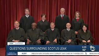 Questions surrounding SCOTUS leak