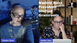 Shadoe at Nite Fri Aug. 11th/2023 w/Nadine Ness of Unified Grassroots!