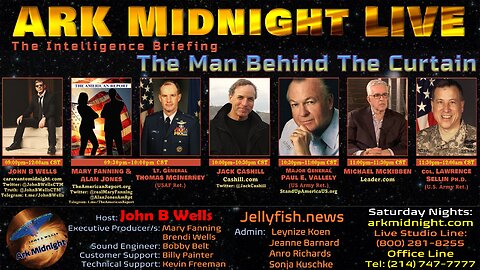 The Intelligence Briefing / The Man Behind the Curtain - John B Wells LIVE