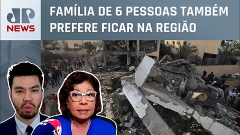 Dois brasileiros em Gaza desistem de voltar ao Brasil; Kramer e Kobayashi analisam