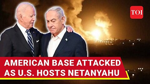 Big Attack On U.S. Airbase In Iraq As Biden Hosts Netanyahu; Several Rockets, Drones Fired