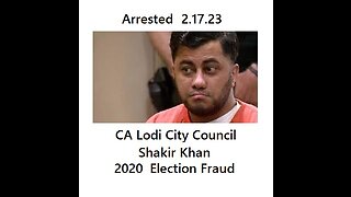 Arrested 2020 Election Fraud