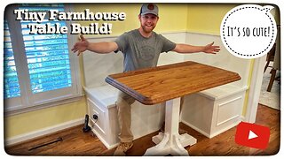 Building a tiny farmhouse table!