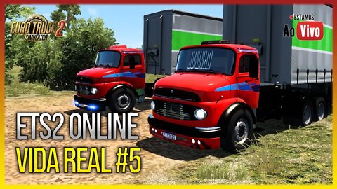 🔴 LIVE - ETS2 VIDA REAL ONLINE #4 TIVE QUE VENDER A MURIÇOCA - MAPA BR BRASIL - ETS2