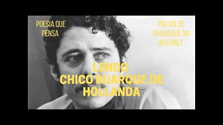 Poesia que Pensa − Lendo CHICO BUARQUE DE HOLLANDA