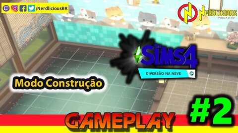 🎮 GAMEPLAY! MODO CONSTRUÇÃO no novo Pacote de Expansão THE SIMS 4: DIVERSÃO NA NEVE!