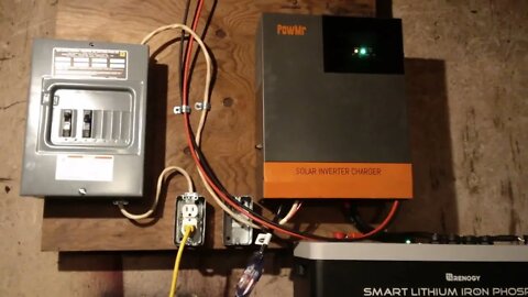 PowMr All in One and OFF GRID Solar Power Array Installation