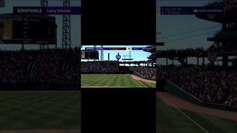 MLB The Show 22 Larry Walker Homerun Derby #shorts