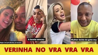 Verinha Lucas Guimarães Emily Garcia Babau Guimarães Talita e MC Sartori em Resenha de VRA VRA VRA