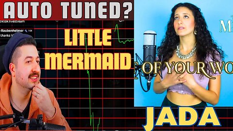 IS THIS AUTO TUNED? Part of Your World - The Little Mermaid - Halle Bailey (JADA)