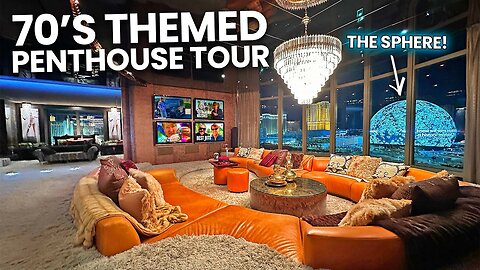 INSIDE A 70s THEMED VEGAS PENTHOUSE WITH INSANE VIEWS!