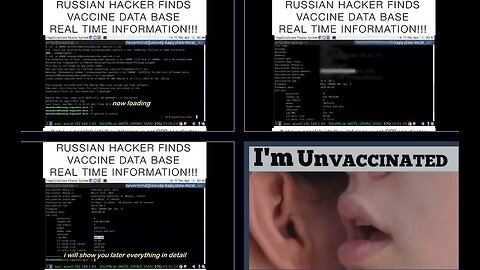 Russian hacker finds vaccine database with real-time information in JABBED people #FUCKtheJAB PART 1